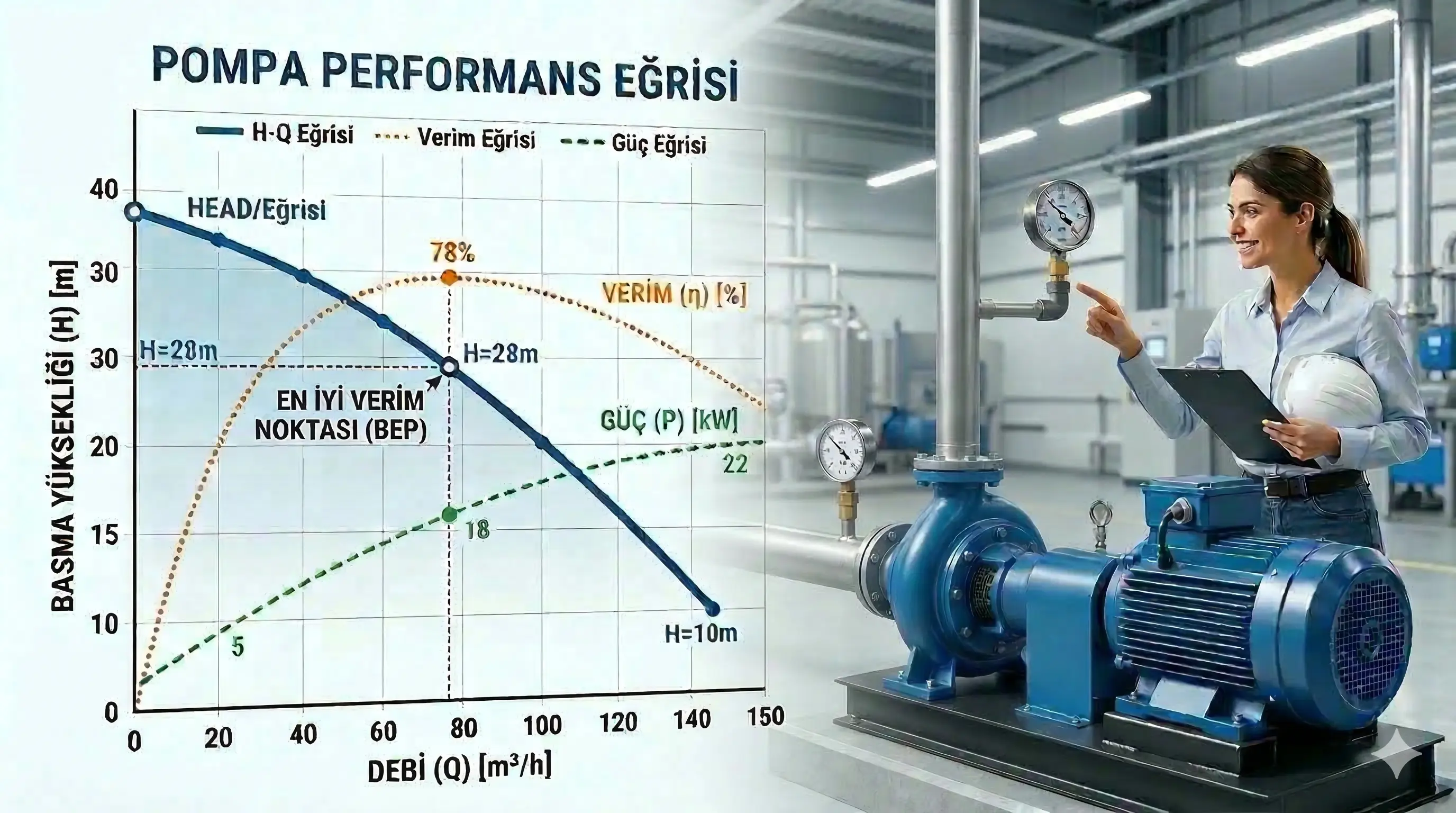 Pompa Eğrisi Nedir? Pompa Performans Eğrisi Nasıl Okunur?